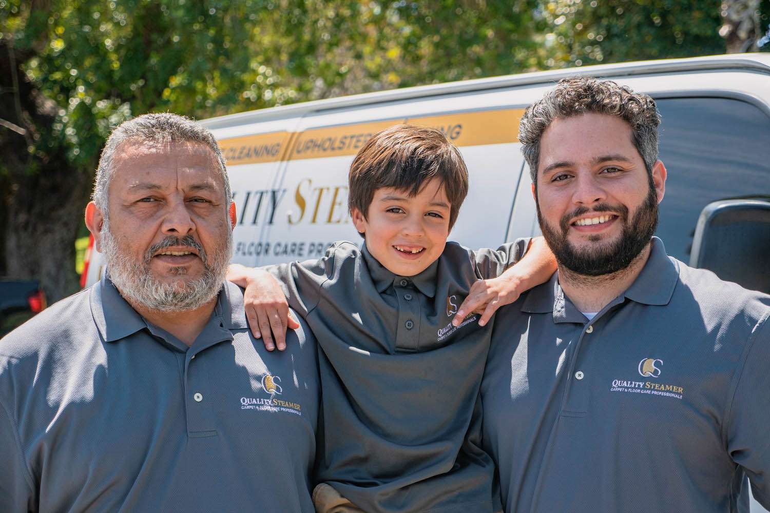 Professional carpet and upholstery cleaning in San Diego, California by Quality Steamer with high-powered equipment.